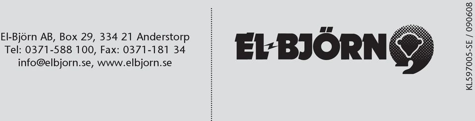 Fax: 0371-181 34 info@elbjorn.