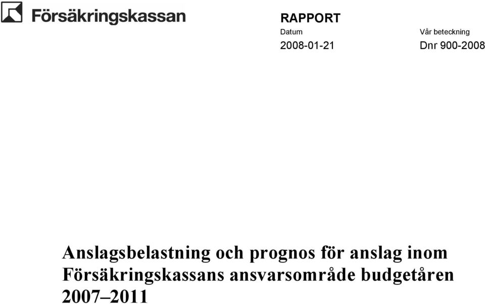 Försäkringskassans