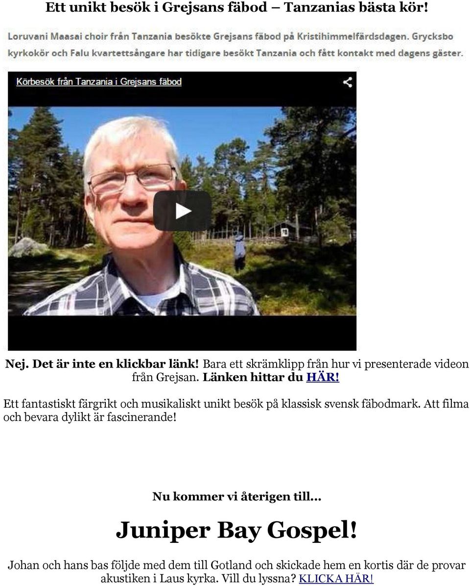 Ett fantastiskt färgrikt och musikaliskt unikt besök på klassisk svensk fäbodmark.