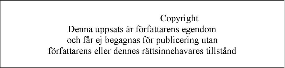 begagnas för publicering utan