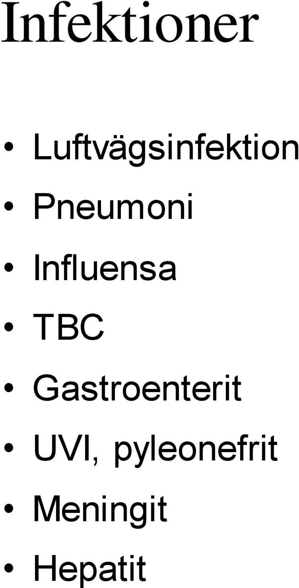 Pneumoni Influensa TBC