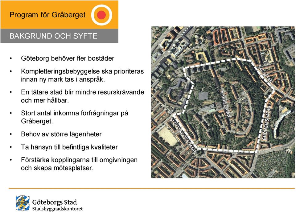 En tätare stad blir mindre resurskrävande och mer hållbar.