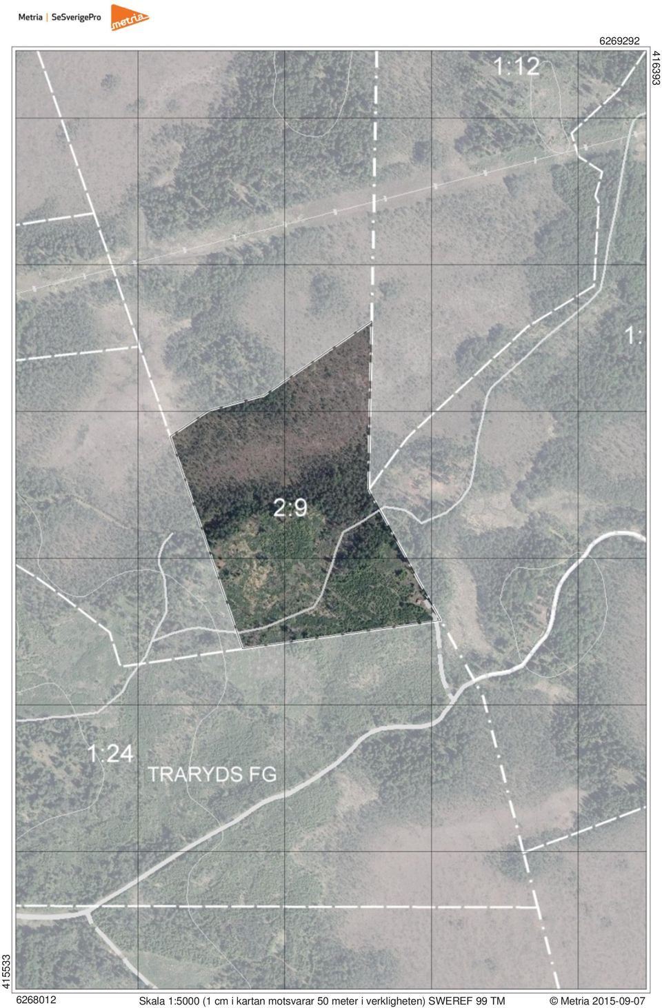 motsvarar 50 meter i