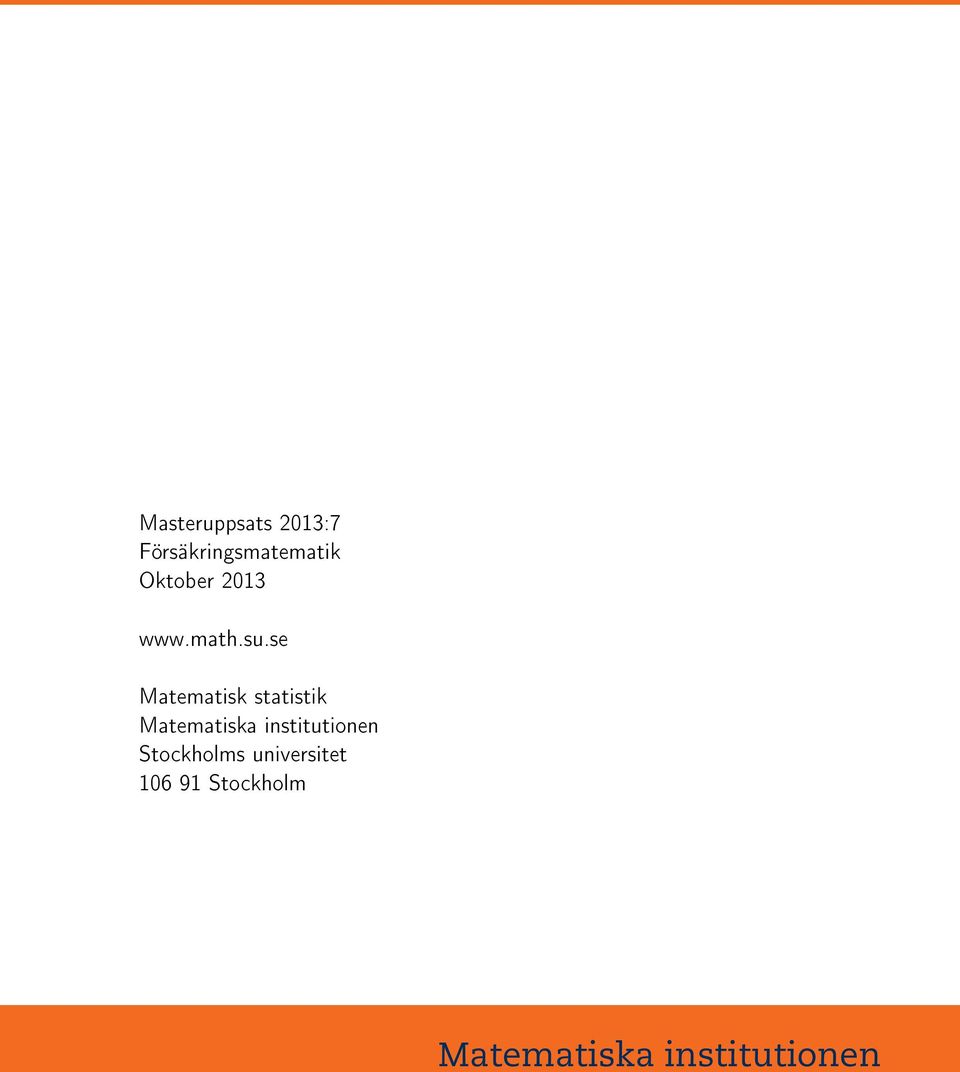 se Matematisk statistik Matematiska