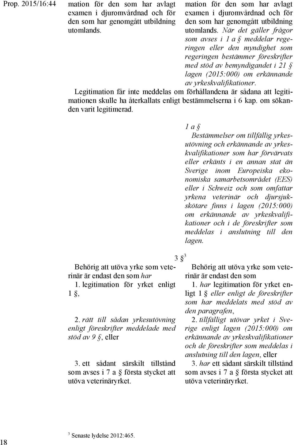 När det gäller frågor som avses i 1 a meddelar regeringen eller den myndighet som regeringen bestämmer föreskrifter med stöd av bemyndigandet i 21 lagen (2015:000) om erkännande av