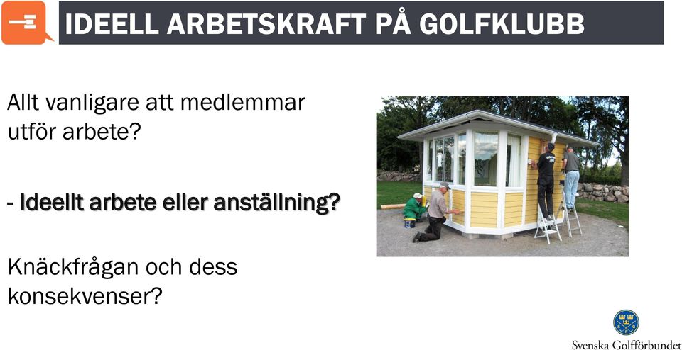 - Ideellt arbete eller anställning?