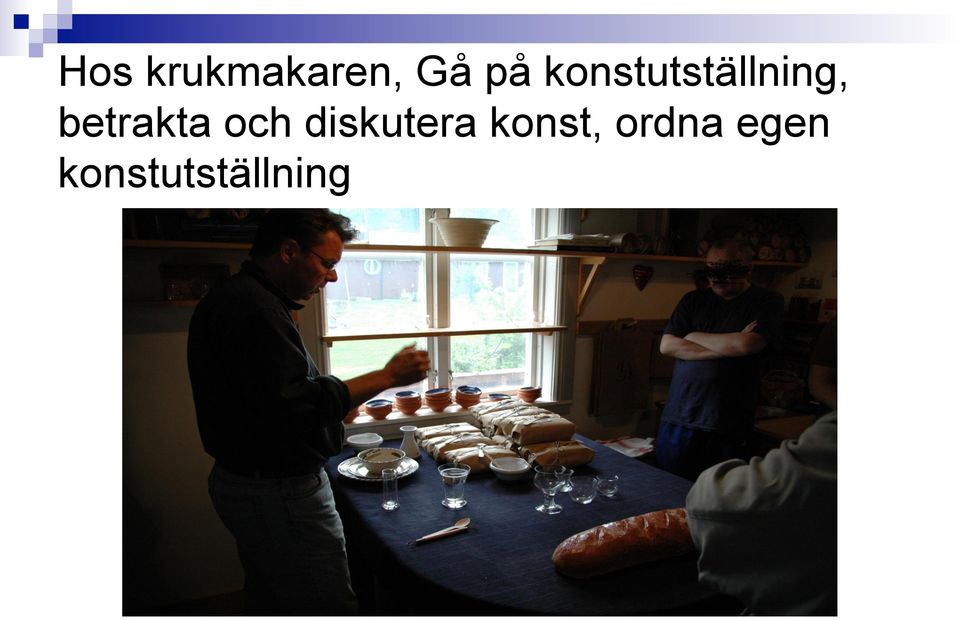 betrakta och diskutera