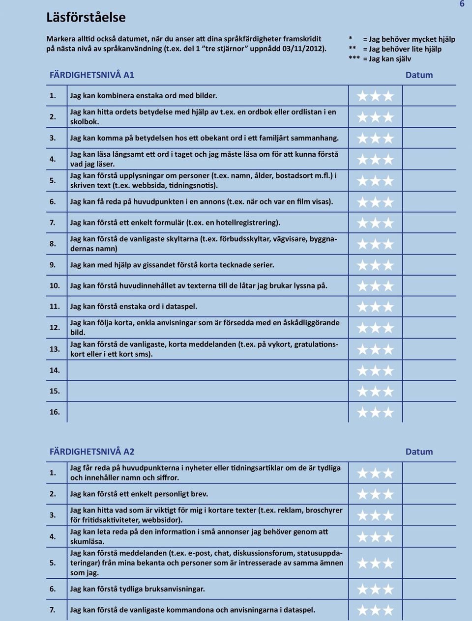 en ordbok eller ordlistan i en skolbok. Jag kan komma på betydelsen hos ett obekant ord i ett familjärt sammanhang.