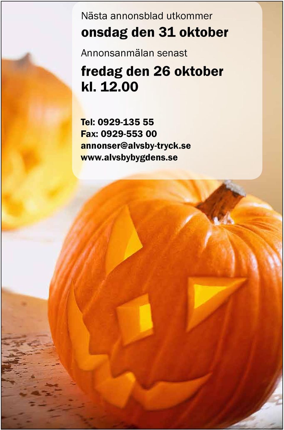 oktober kl. 12.