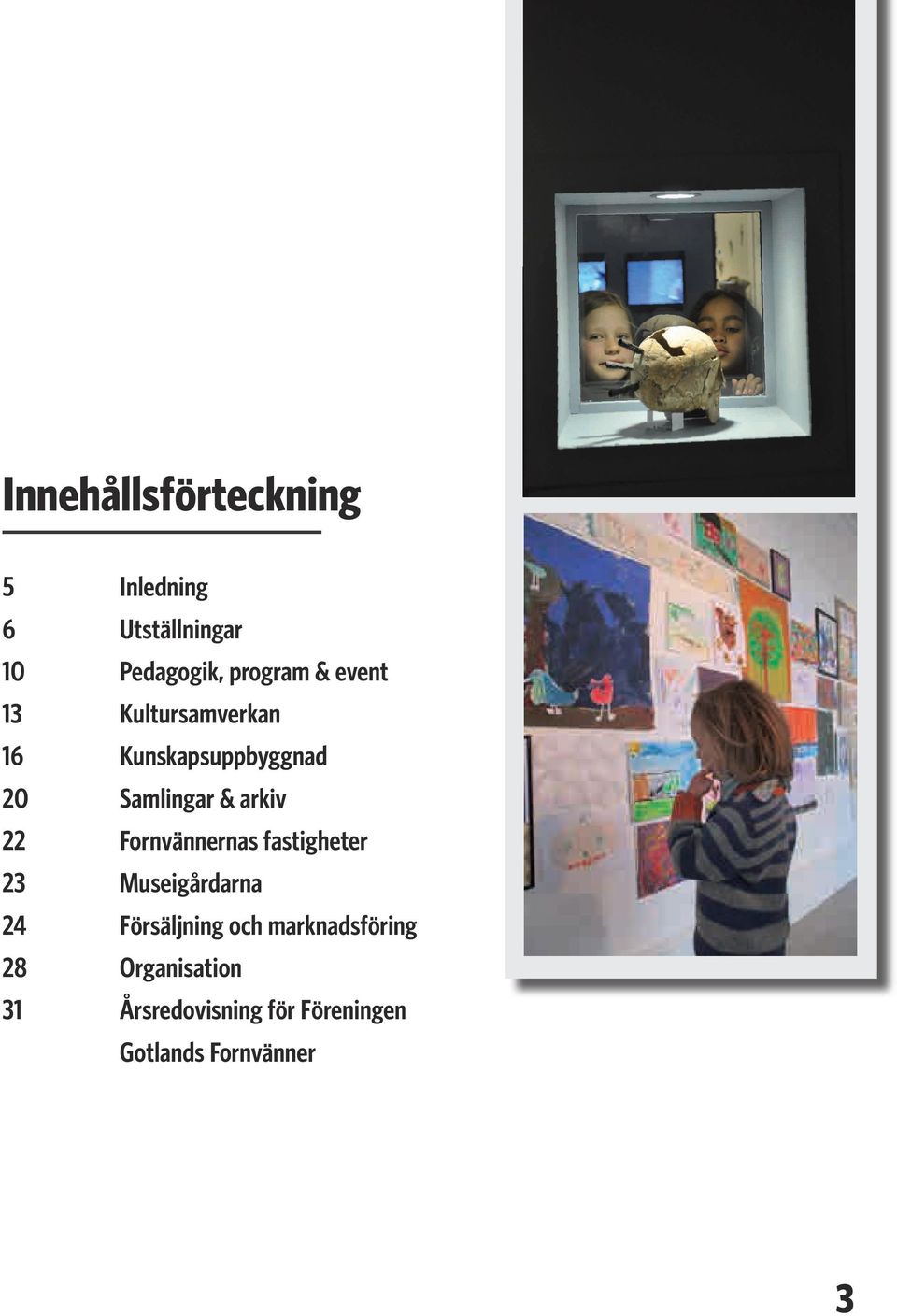 Fornvännernas fastigheter 23 Museigårdarna 24 Försäljning och