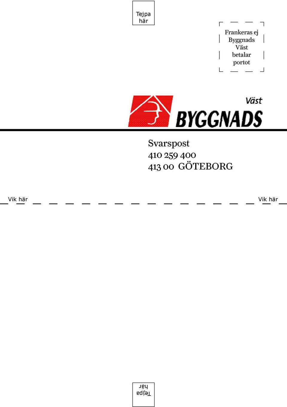 Svarspost 410 259 400 413 00