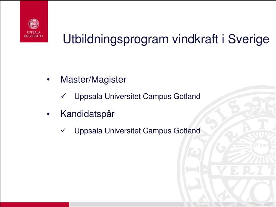 Universitet Campus Gotland