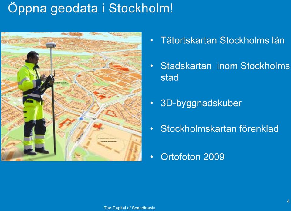 Stadskartan inom Stockholms stad