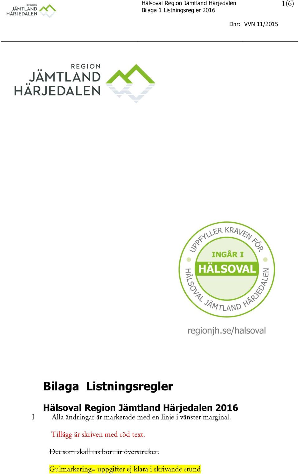 Hälsoval Region