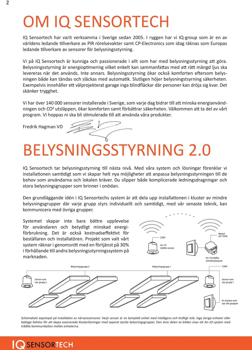 Vi på IQ Sensortech är kunniga och passionerade i allt som har med belysningsstyrning att göra.