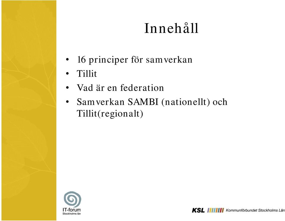 federation Samverkan SAMBI