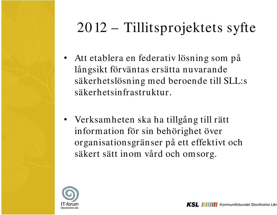 säkerhetsinfrastruktur.