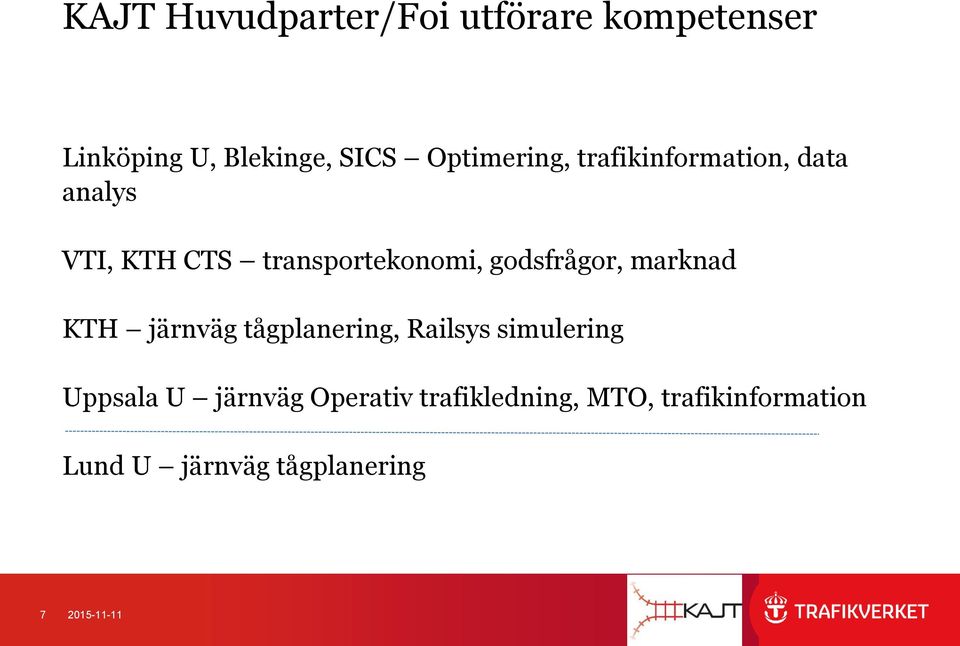 godsfrågor, marknad KTH järnväg tågplanering, Railsys simulering Uppsala U