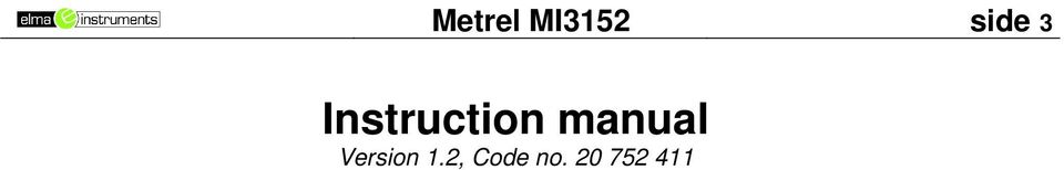 Instruction