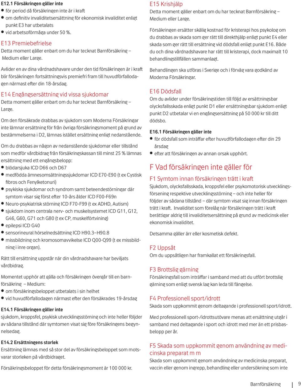 Avlider en av dina vårdnadshavare under den tid försäkringen är i kraft blir försäkringen fortsättningsvis premiefri fram till huvudförfallodagen närmast efter din 18-årsdag.