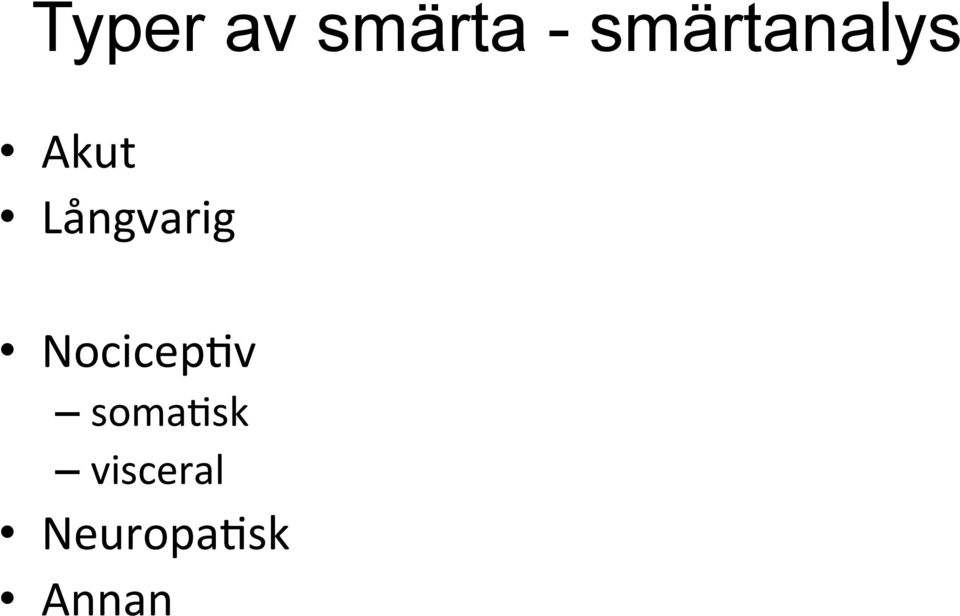 Långvarig NocicepBv