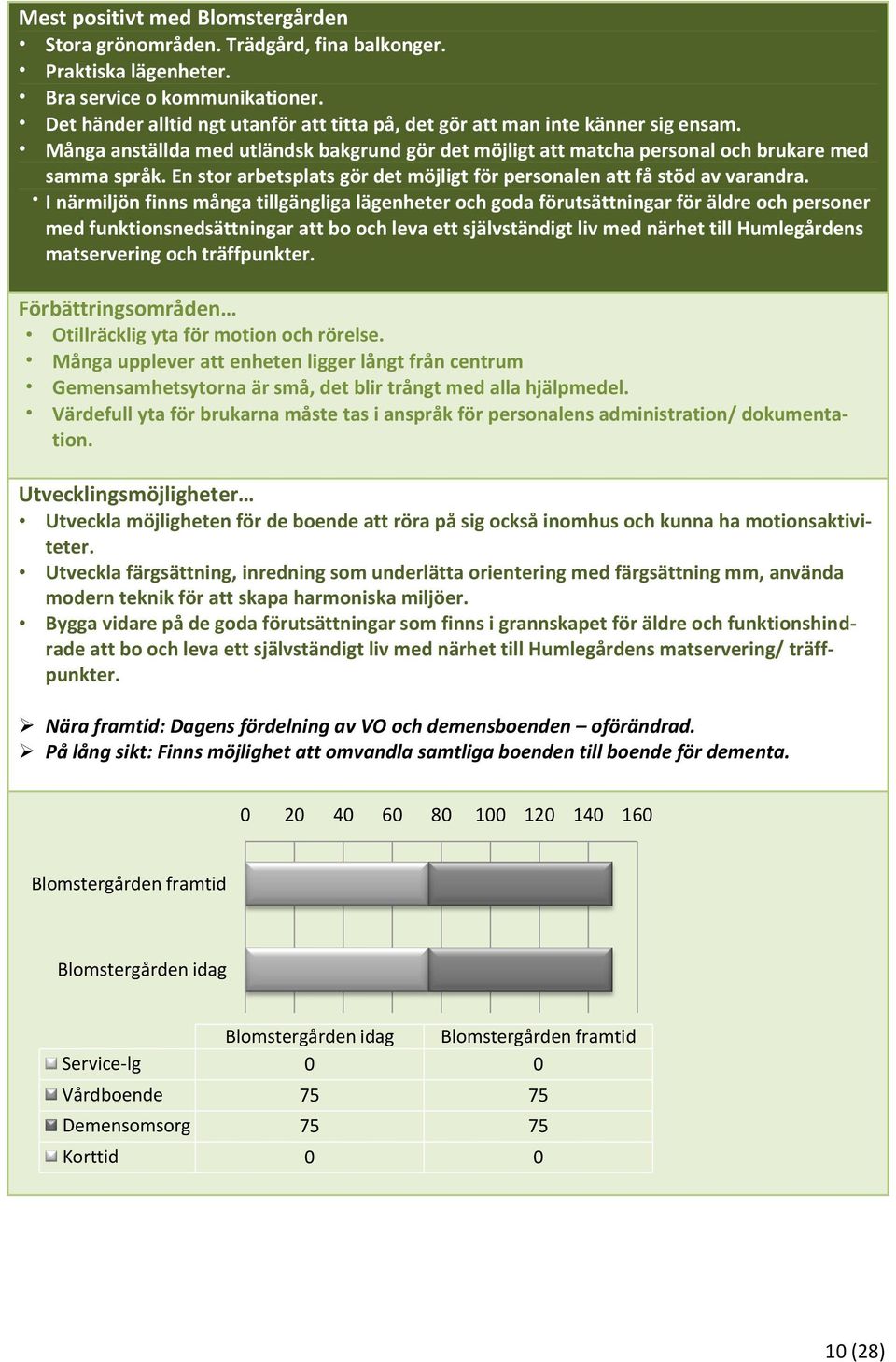 En stor arbetsplats gör det möjligt för personalen att få stöd av varandra.