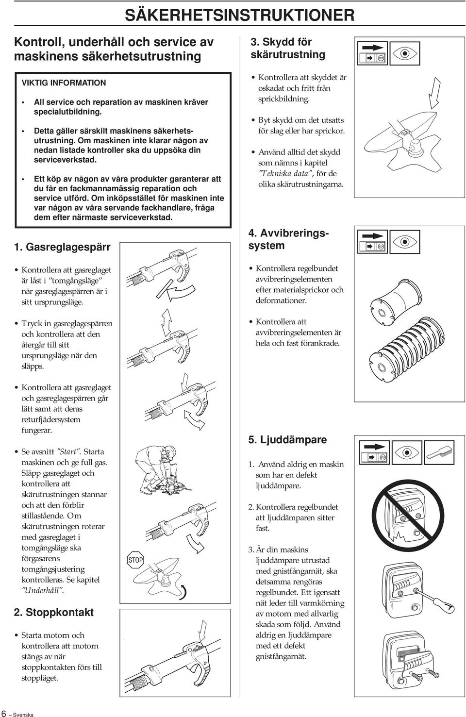 Ett köp av någon av våra produkter garanterar att du får en fackmannamässig reparation och service utförd.