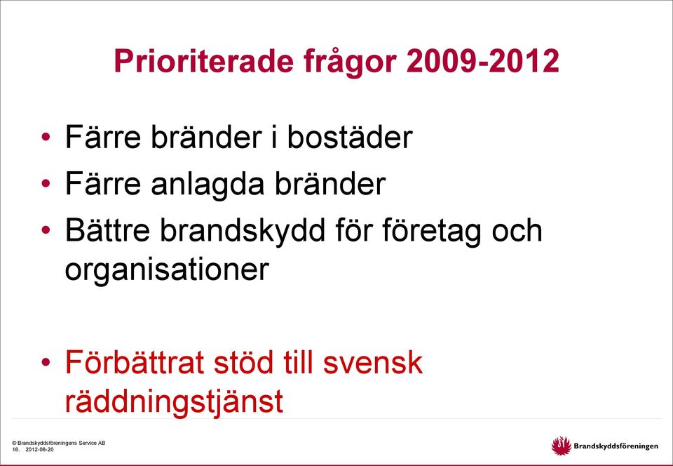 brandskydd för företag och organisationer