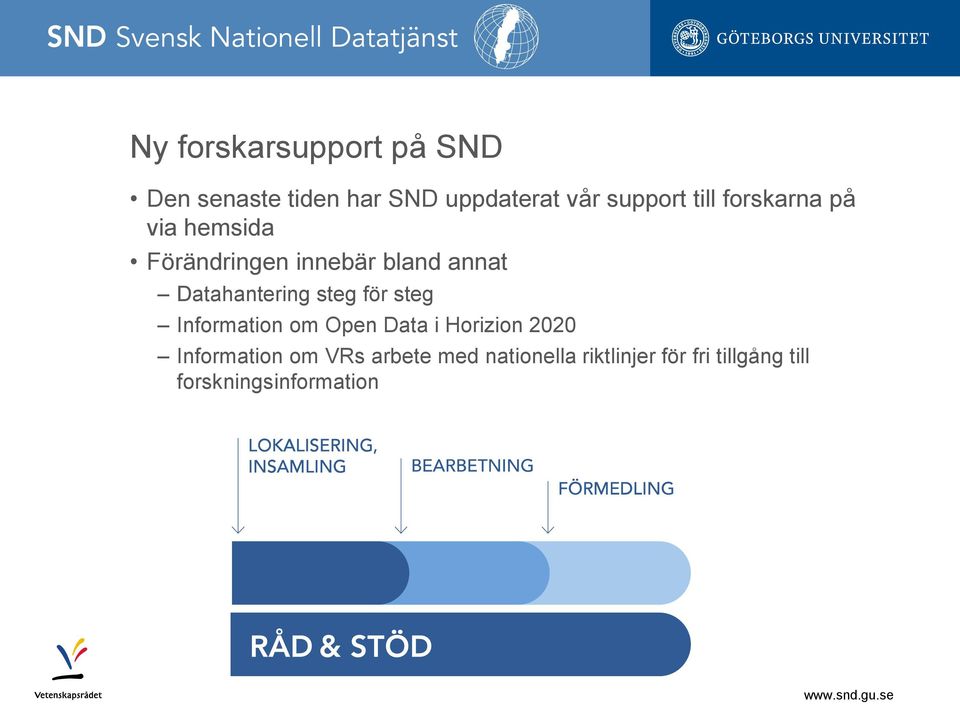 Datahantering steg för steg Information om Open Data i Horizion 2020