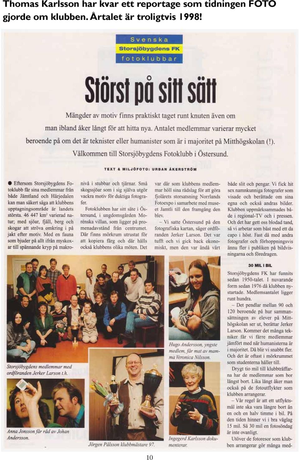 tidningen FOTO gjorde om