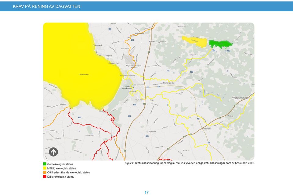 ekologisk status Figur : Statusklassificering för ekologisk