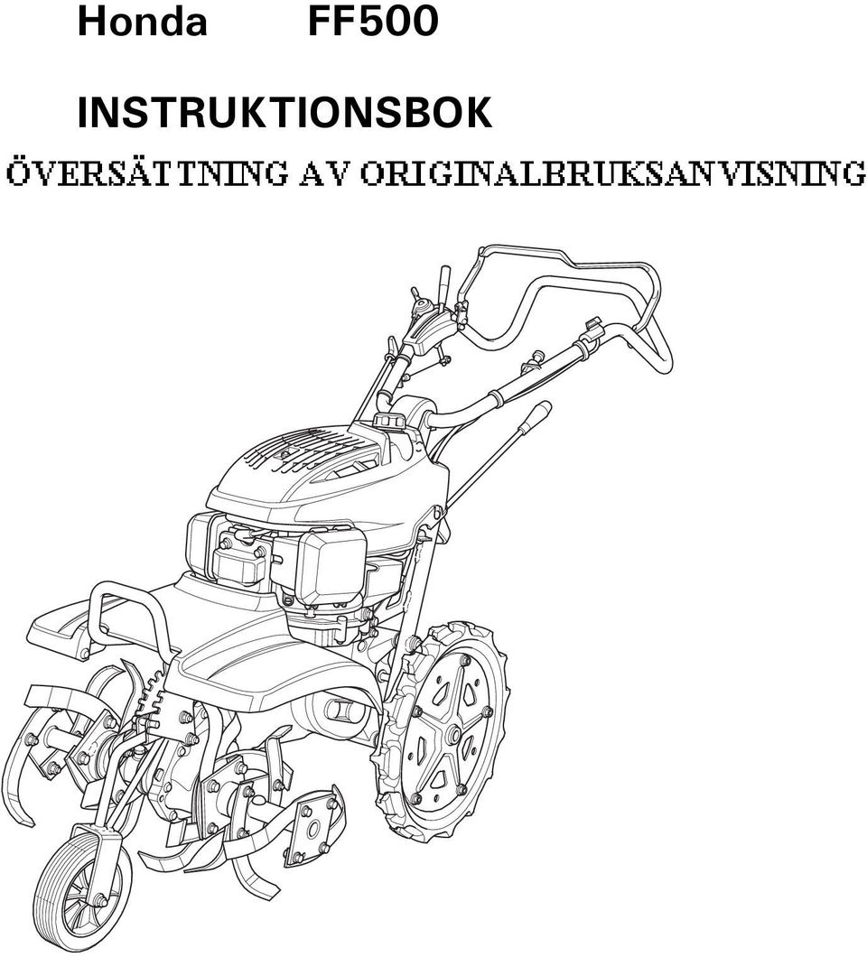 Honda FF500 INSTRUKTIONSBOK - PDF Free Download