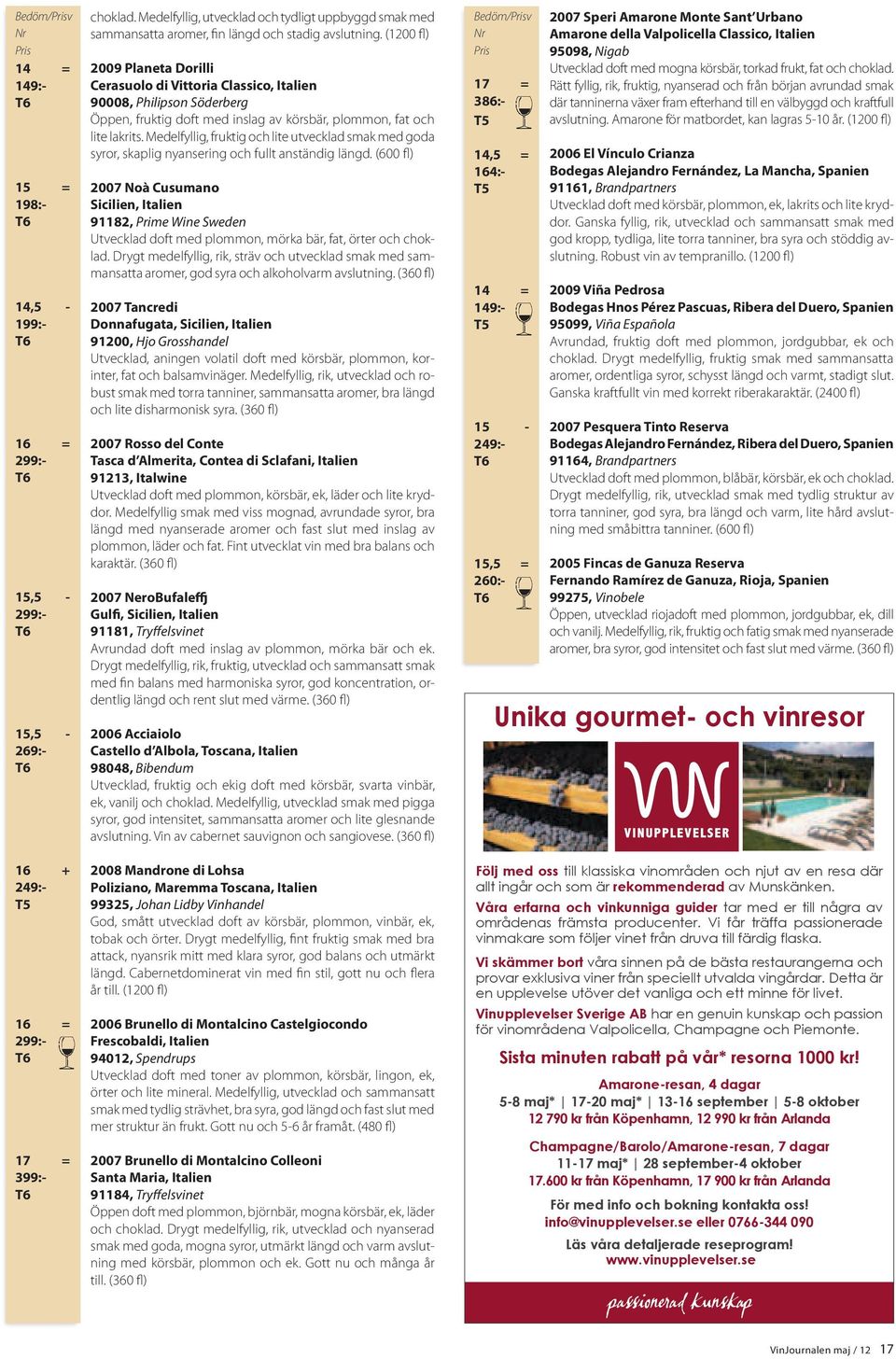 Medelfyllig, fruktig och lite utvecklad smak med goda syror, skaplig nyansering och fullt anständig längd.