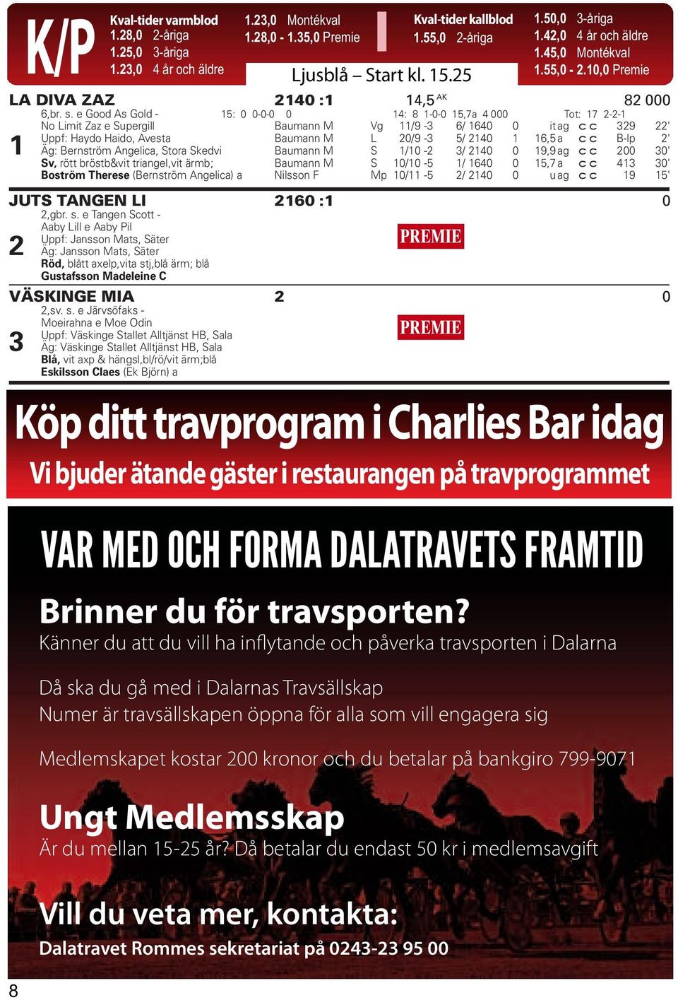 e Good As Gold - 15: 0 0-0-0 0 14: 8 1-0-0 15,7a 4 000 Tot: 17 2-2-1 No Limit Zaz e Supergill Baumann M Vg 11/9-3 6/ 1640 0 it ag cc 329 22' Uppf: Haydo Haido, Avesta Baumann M L 20/9-3 5/ 2140 1