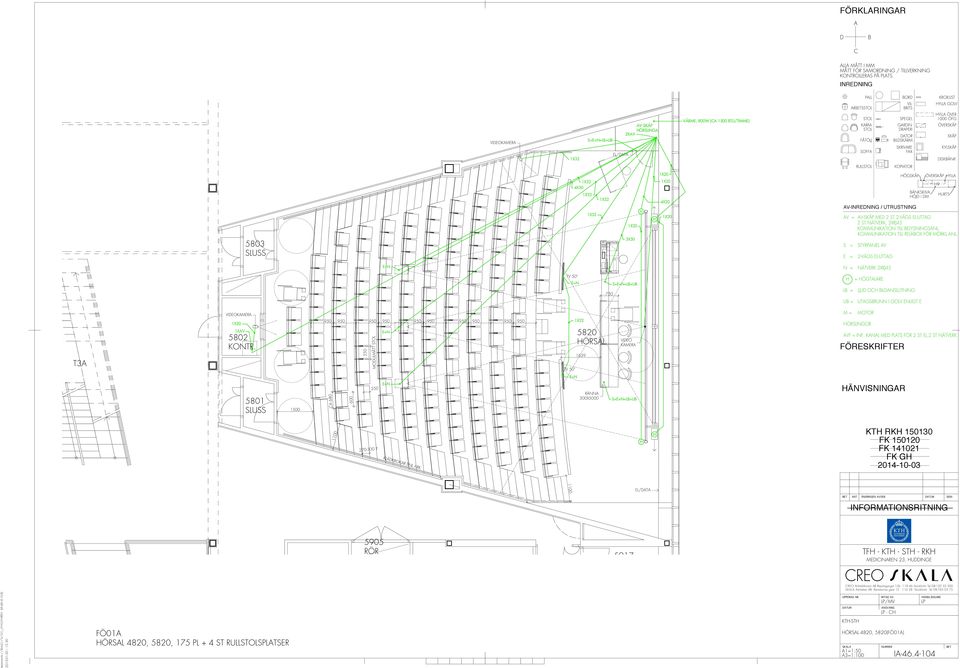 SLUSS 4X50 3X50 4X20 V-INRENING / UTRUSTNING V = V- ME 2 ST 2-VÄGS EL-UTTG KOMMUNIKTION TILL ELYSNINGSNL.