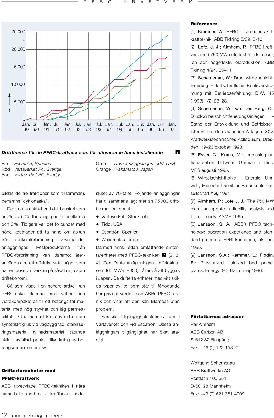 Restprodukterna från PFBC-förbränning kan däremot återanvändas på ett effektivt sätt, något som har en positiv inverkan på såväl miljö som driftekonomi.