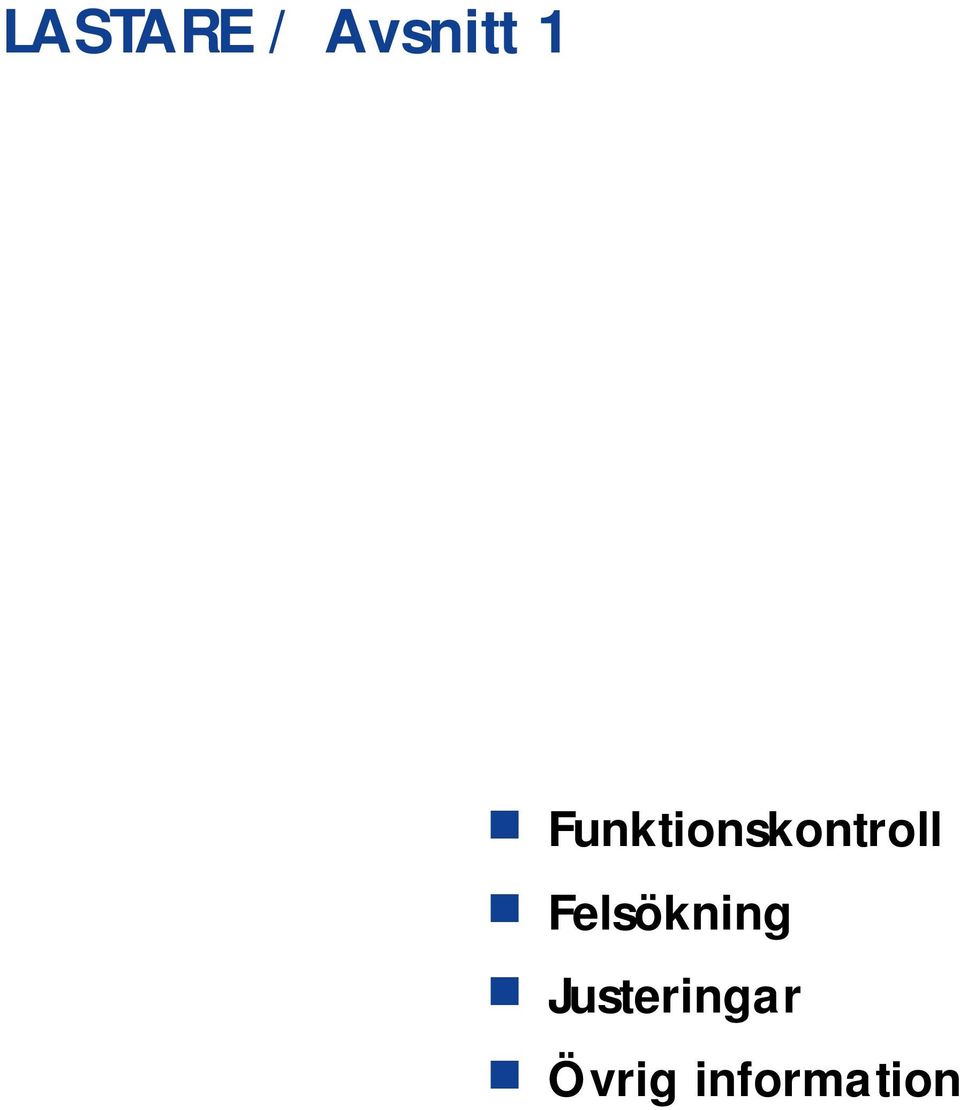 Felsökning
