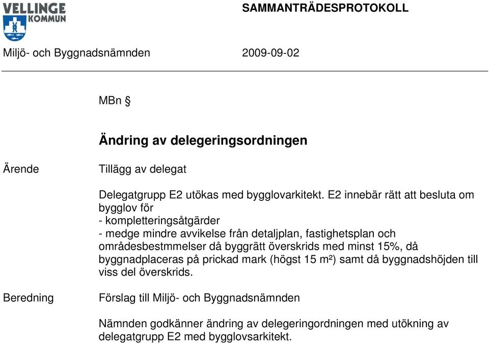 fastighetsplan och områdesbestmmelser då byggrätt överskrids med minst 15%, då byggnadplaceras på prickad mark (högst 15