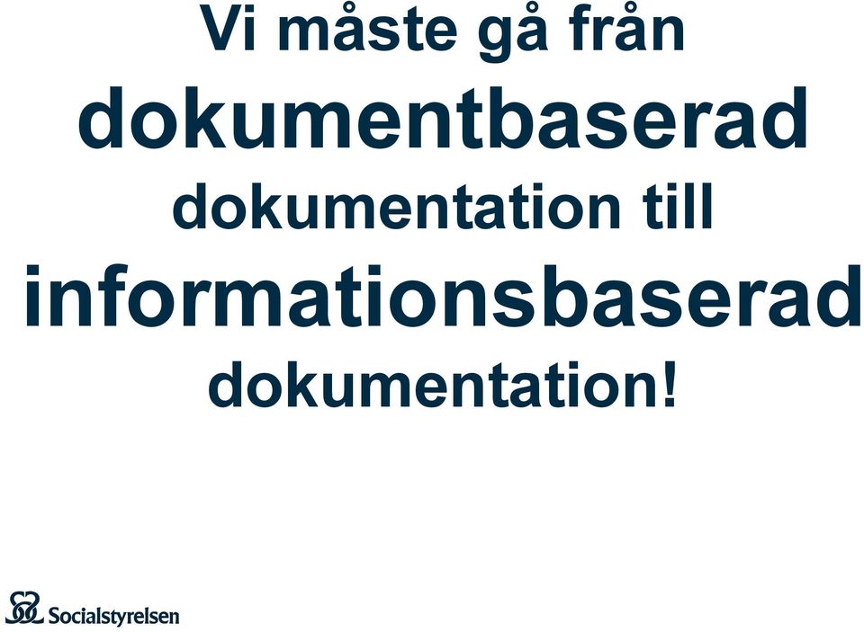 dokumentation till