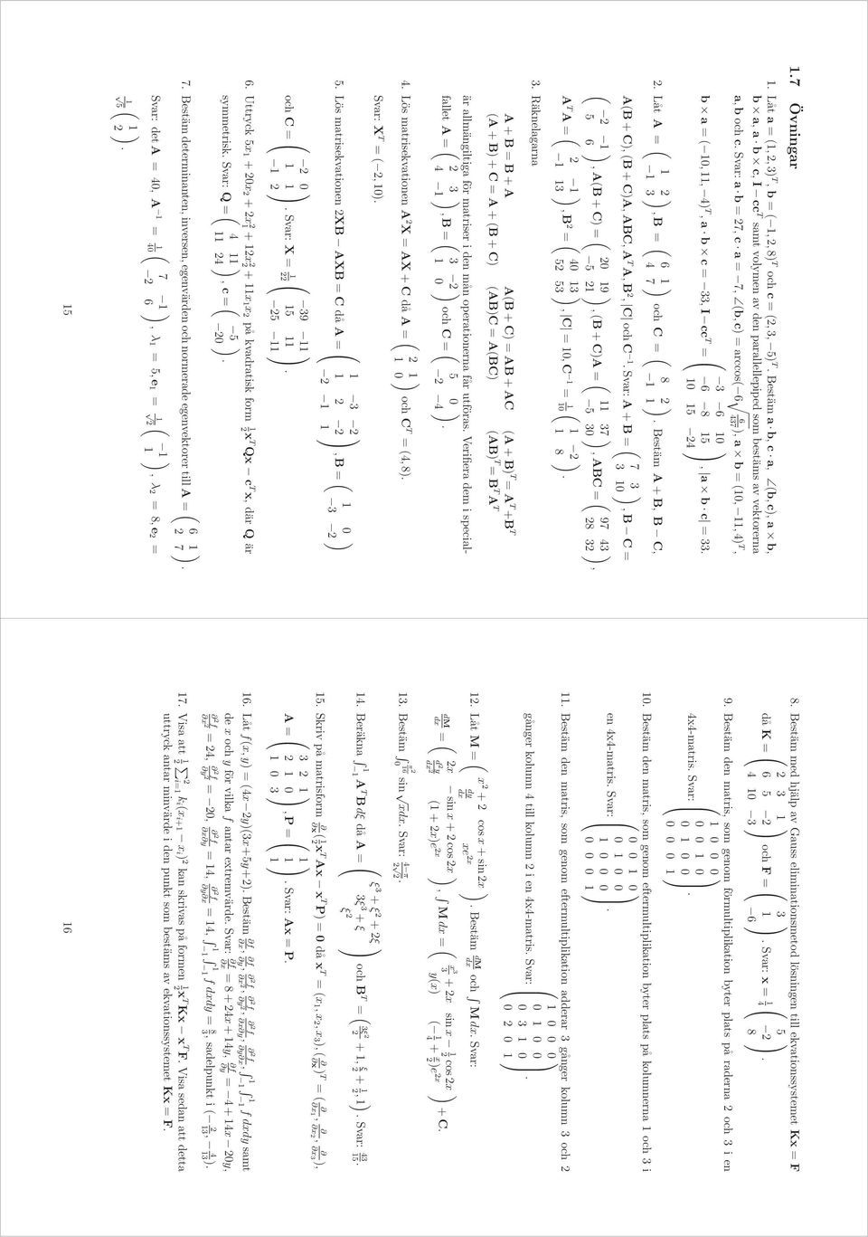 Svar: A + B 7 3 3, B C 5 6 A T A, AB + C 3 9, B + CA 5, B 4 3 5 53, C, C. 8 37 97 43, ABC, 5 3 8 3 3.