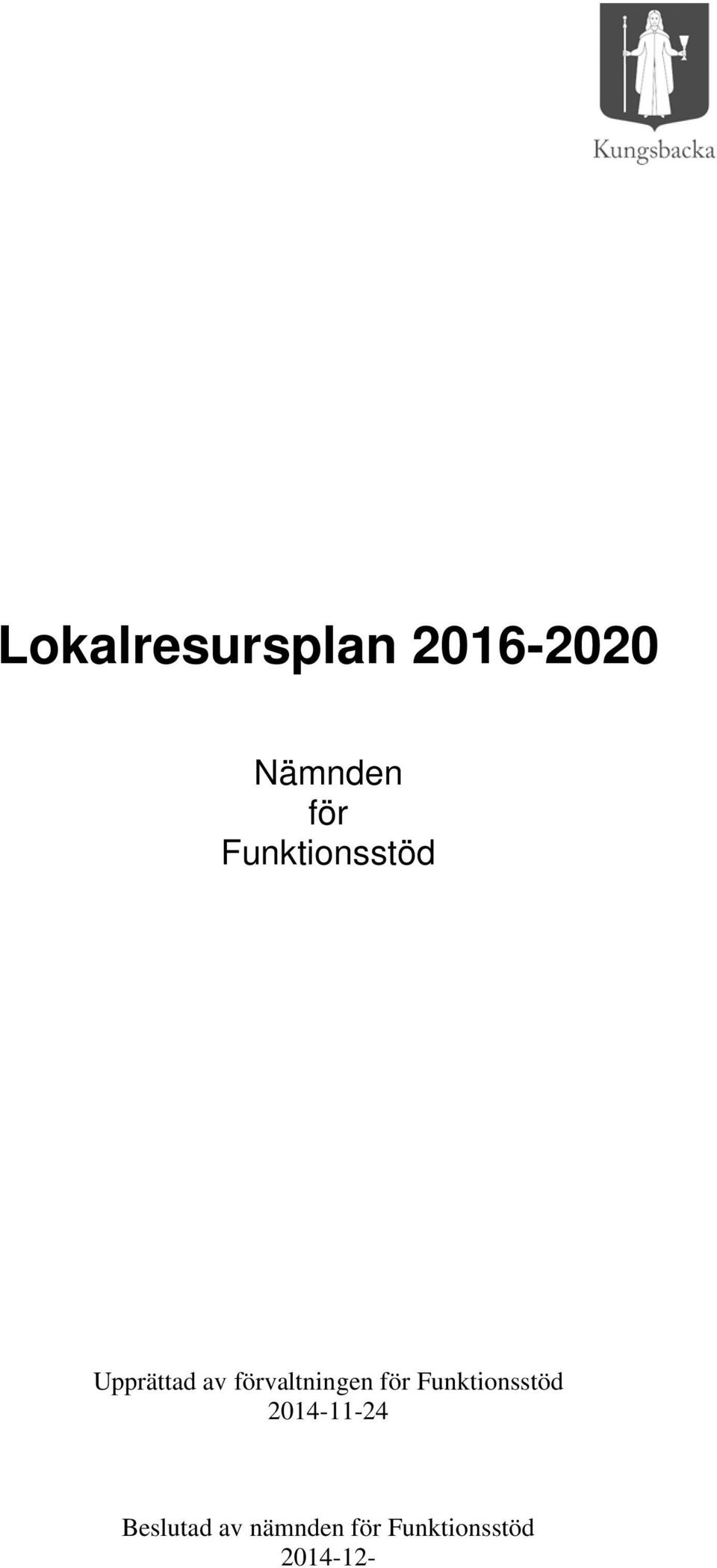 förvaltningen för Funktionsstöd