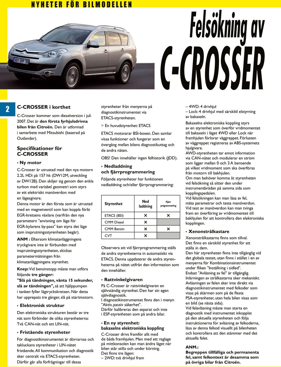 Den skiljer sig genom den enkla turbon med variabel geometri som styrs av ett elektriskt manöverdon med en lägesgivare.