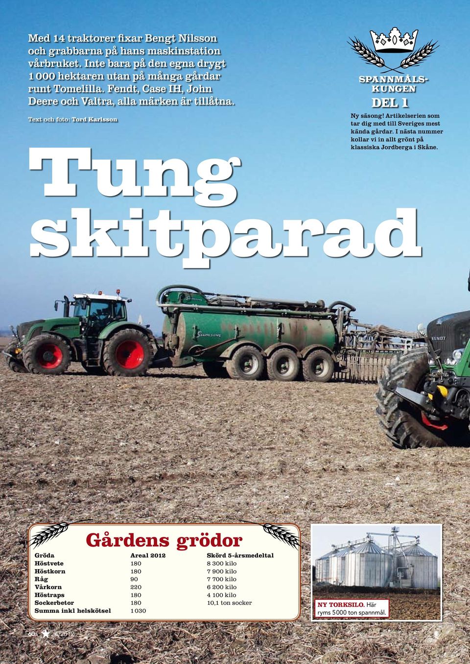 Artikelserien som tar dig med till Sveriges mest kända gårdar. I nästa nummer kollar vi in allt grönt på klassiska Jordberga i Skåne.
