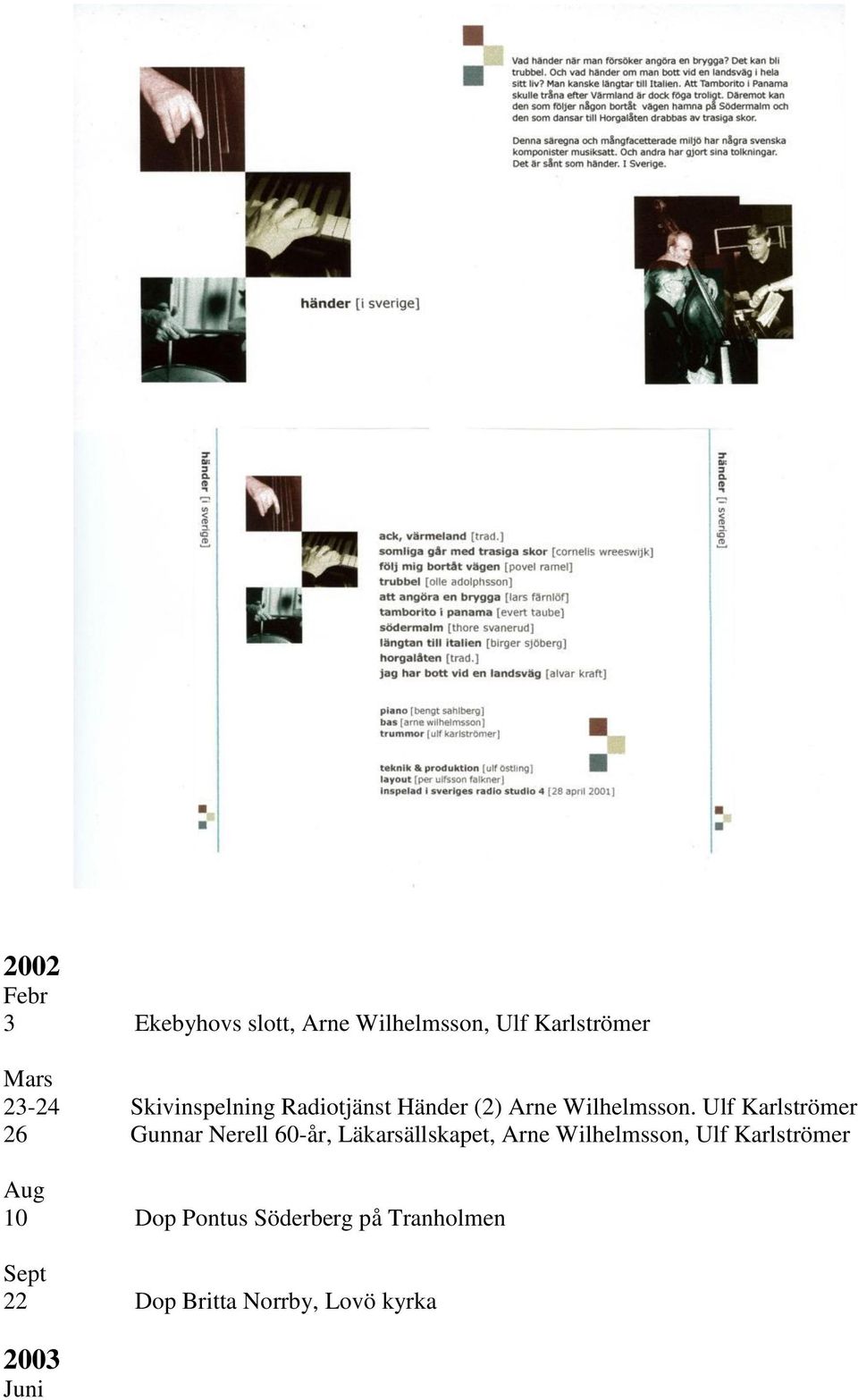 Ulf Karlströmer 26 Gunnar Nerell 60-år, Läkarsällskapet, Arne Wilhelmsson,