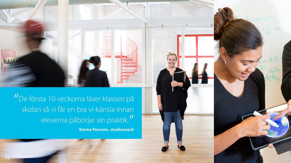 vi-känsla innan eleverna påbörjar