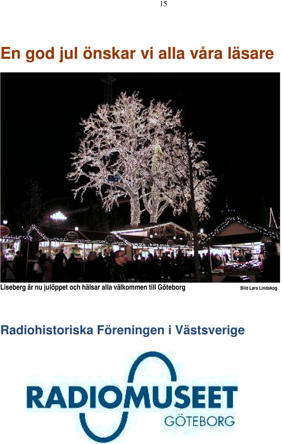 välkommen till Göteborg Bild Lars