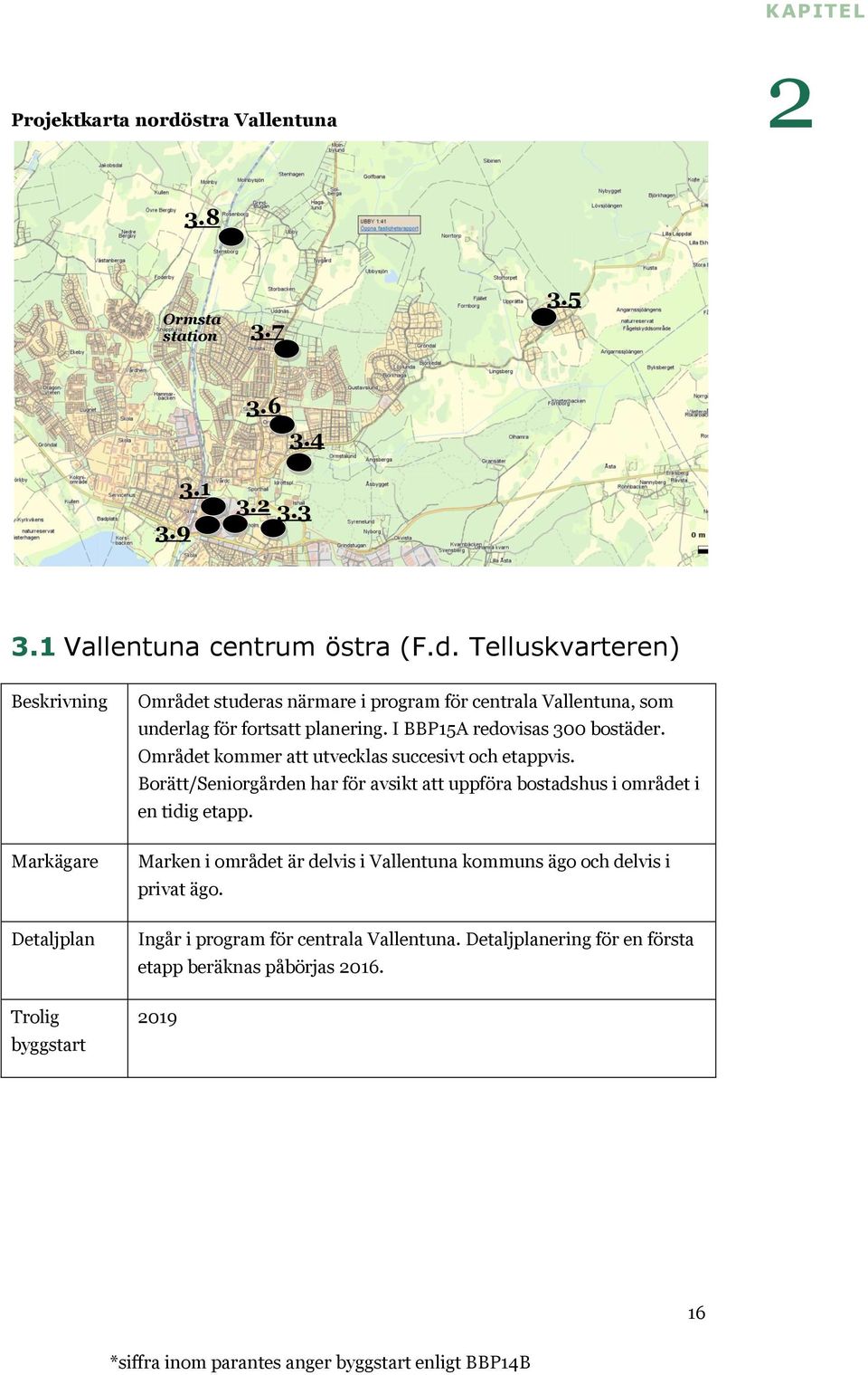 Borätt/Seniorgården har för avsikt att uppföra bostadshus i området i en tidig etapp.