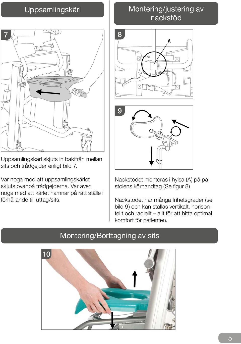 Var även noga med att kärlet hamnar på rätt ställe i förhållande till uttag/sits.