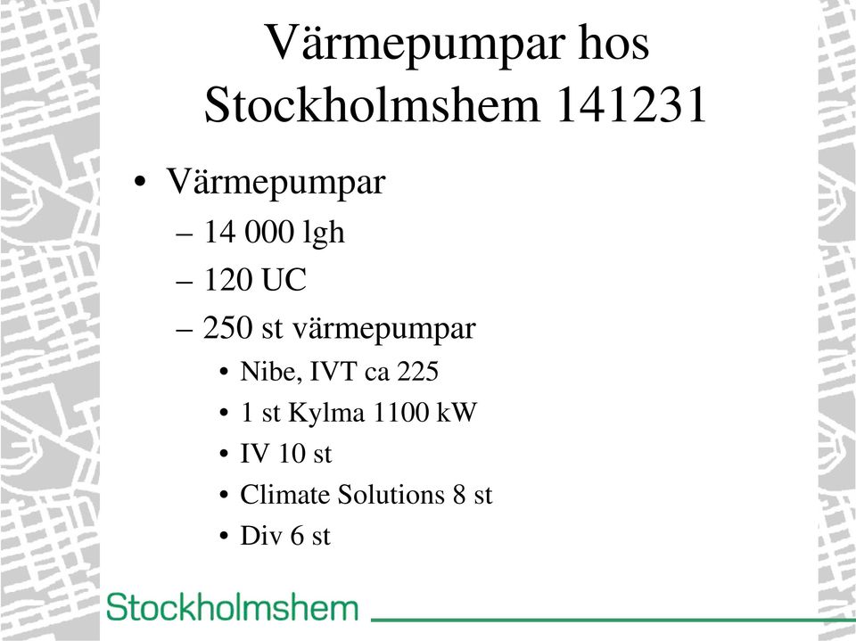 värmepumpar Nibe, IVT ca 225 1 st Kylma