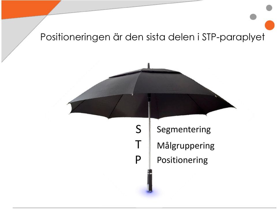 STP-paraplyet S T P